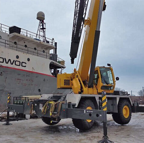 carry deck crane rental