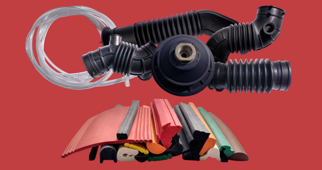 A couple examples of Wuxi Aoweite's custom rubber products China.