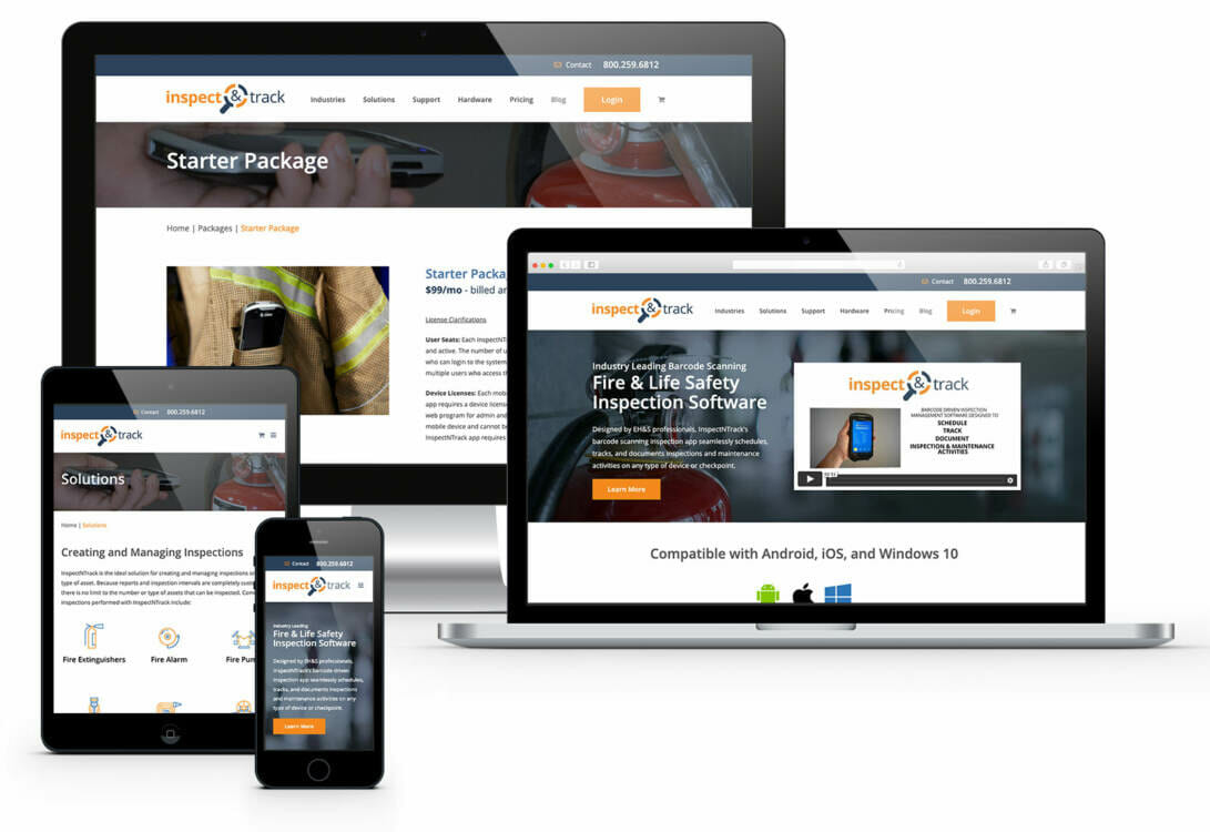 ecommerce-web-design eCommerce Website Design Near Me | Examples of ADVAN web designs on desktop, laptop, and mobile.