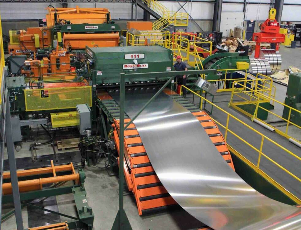 metal cut-to-length line