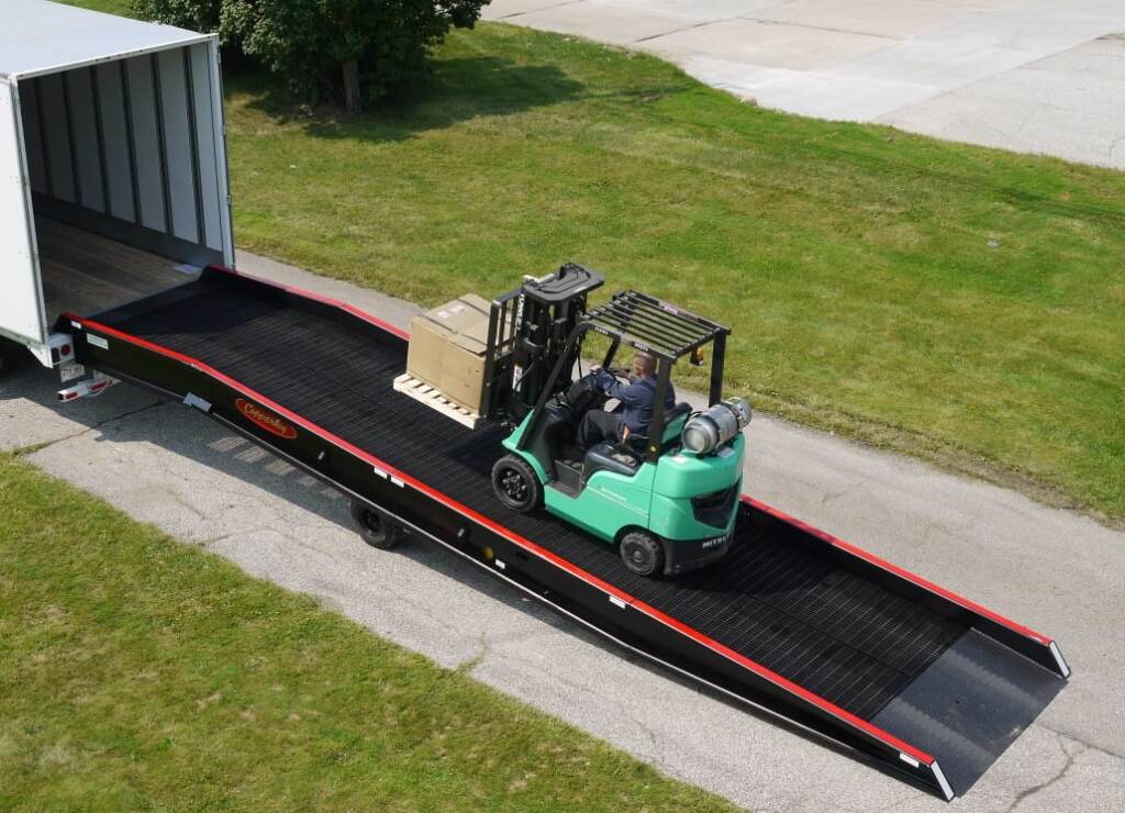 Copperloy semi truck ramp