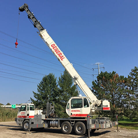 truck crane rental near me