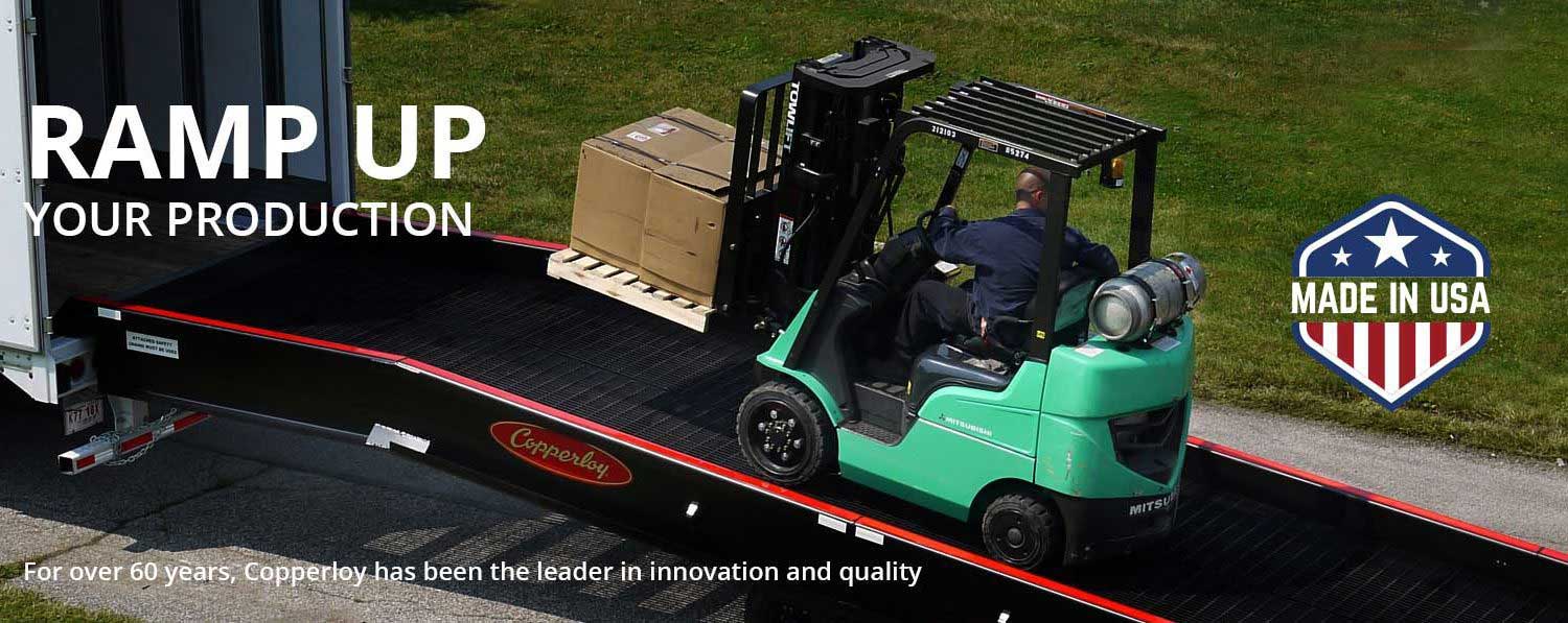 Yard Ramp Rental Made in USA | Ramp Up Your Products: For over 60 years, Copperloy has been the leader in innovation and quality.
